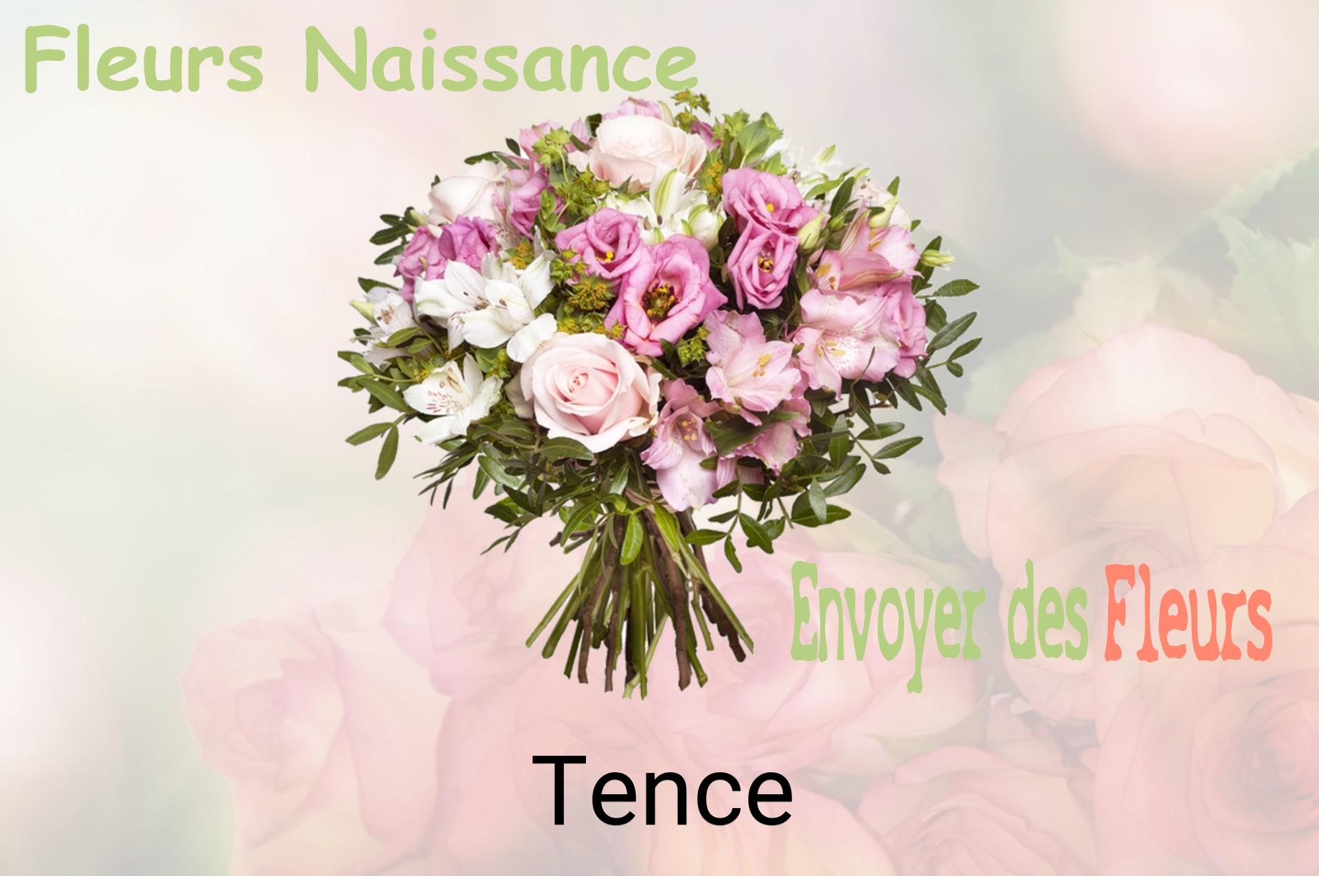 Bouquet de fleurs de naissance livré à Tence